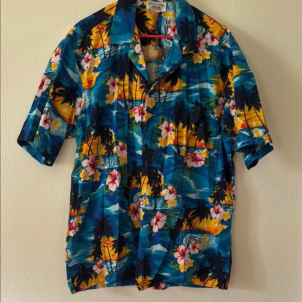 Tropical Blue Hawaiian Shirt
